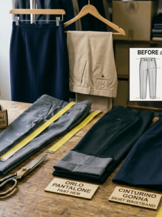 Allargare o stringere centro dietro pantaloni e gonne 1