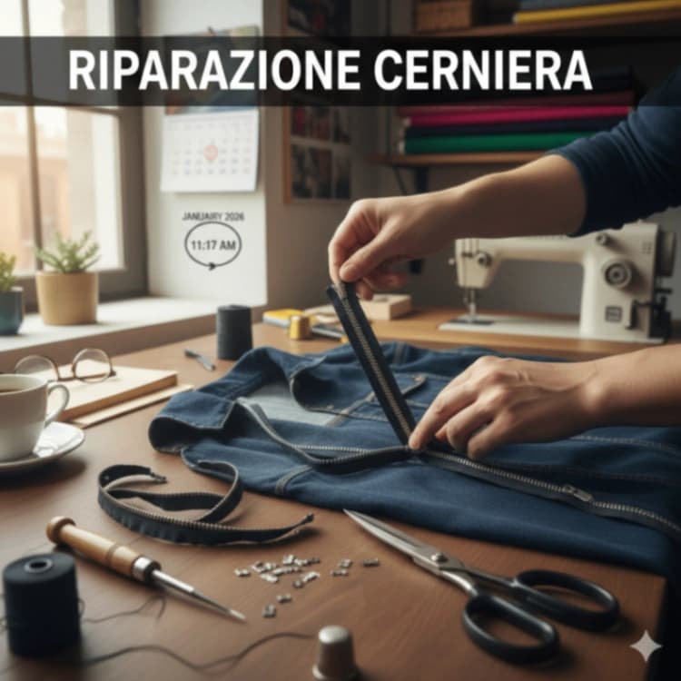 Sostituzione Cerniere (Zip) formato grande giubbini 1